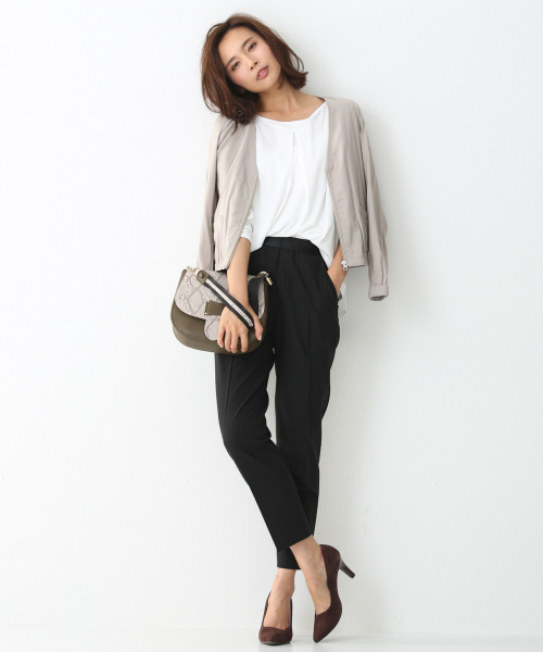 LOWELL things（ロウェル　シングス）の「配色サドルBAG（ショルダーバッグ・レディース・ブラック/ワイン/カーキ・FREE）」の15枚目の写真