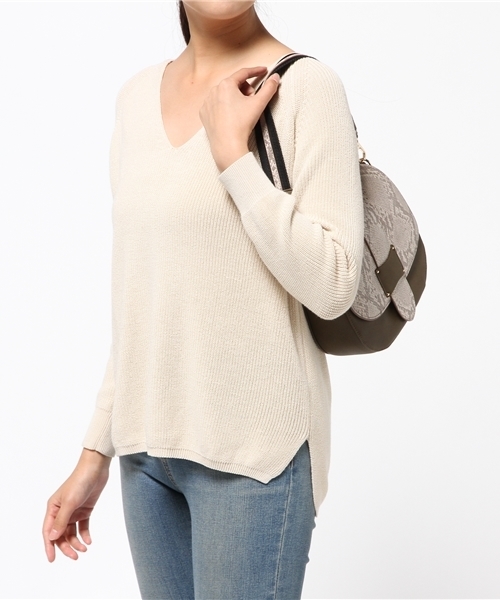 LOWELL things（ロウェル　シングス）の「配色サドルBAG（ショルダーバッグ・レディース・ブラック/ワイン/カーキ・FREE）」の17枚目の写真