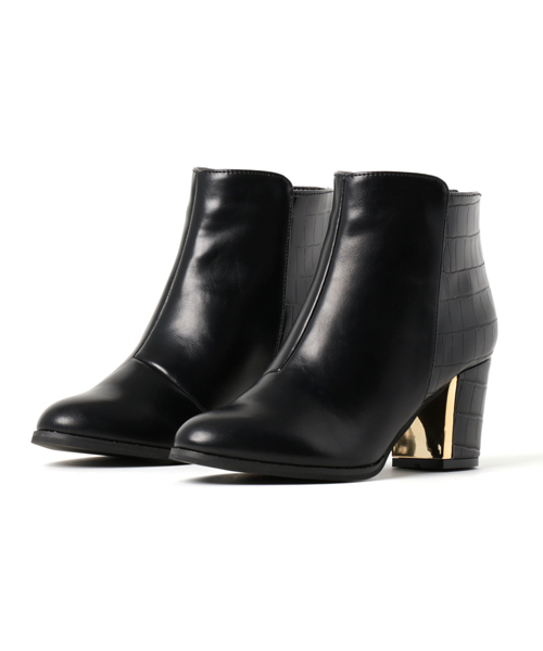 SESTO（セスト）の「チャンキーヒールのバックファスナーショートブーツ（ブーツ・レディース・ブラック系その他/ブラック系その他2/ブラウン系その他/ダークブラウン/ブラック・L/3L/S/M/LL）」の16枚目の写真