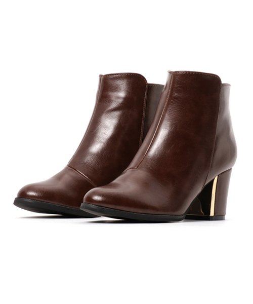 SESTO（セスト）の「チャンキーヒールのバックファスナーショートブーツ（ブーツ・レディース・ブラック系その他/ブラック系その他2/ブラウン系その他/ダークブラウン/ブラック・L/3L/S/M/LL）」の18枚目の写真