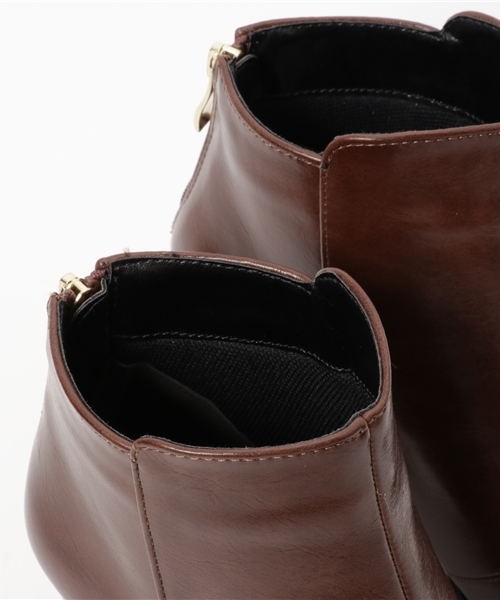 SESTO（セスト）の「チャンキーヒールのバックファスナーショートブーツ（ブーツ・レディース・ブラック系その他/ブラック系その他2/ブラウン系その他/ダークブラウン/ブラック・L/3L/S/M/LL）」の21枚目の写真