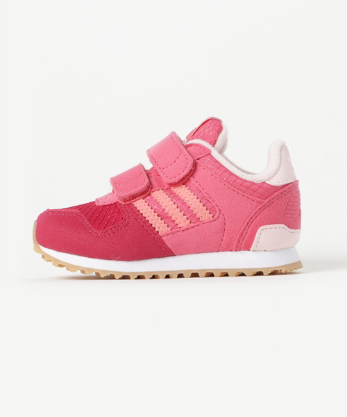 adidas（アディダス）の「オリジナルス ゼットエックス [ZX 700 CF I]（スニーカー・キッズ・ブルー/ピンク・15.5cm/16.0cm/13.5cm/13.0cm/12cm/14.5cm/15.0cm/14.0cm）」の4枚目の写真