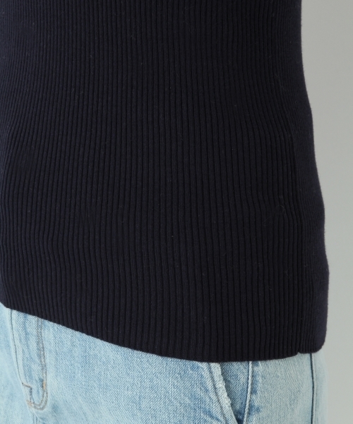 A part by（アパートバイ）の「14GCリブVNPO 745157 （ニット/セーター・レディース・ネイビー/ホワイト/ピンク/ブルー・MEDIUM/LARGE）」の15枚目の写真
