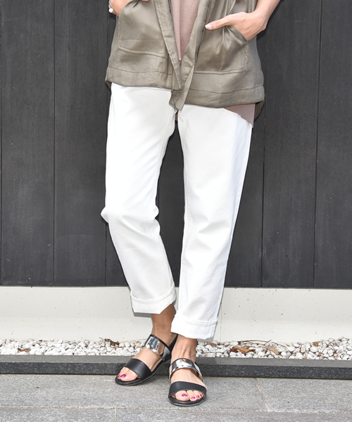 LIPSTAR(リップスター)の「ボーイズデニムパンツ(デニムパンツ・レディース・オフホワイト/ネイビー/ブルー・S(1)/L(3)/M(2)/L/S/M)」の2枚目の写真