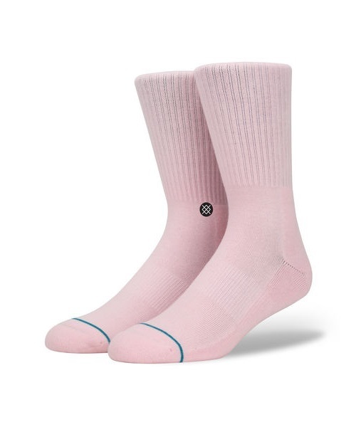 STANCE（スタンス）の「メンズ スタンス ソックス 無地 ワンポイント STANCE SOCKS ICON（ソックス/靴下・メンズ・ブラック/ホワイト/ピンク・LARGE）」の9枚目の写真