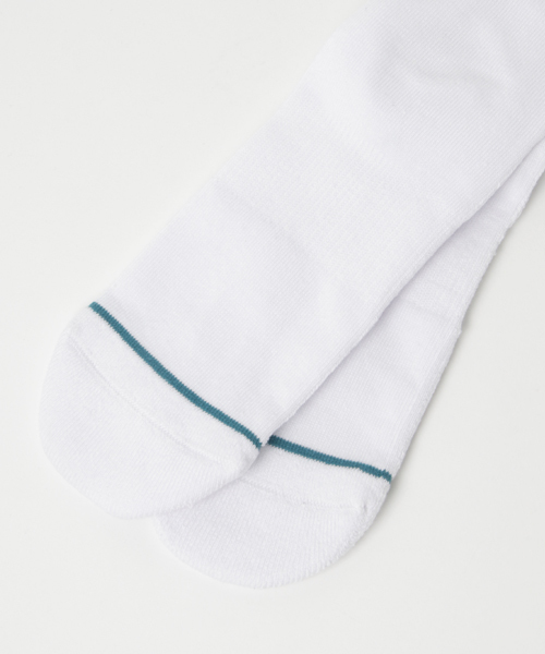 STANCE（スタンス）の「メンズ スタンス ソックス 無地 ワンポイント STANCE SOCKS ICON（ソックス/靴下・メンズ・ブラック/ホワイト/ピンク・LARGE）」の5枚目の写真
