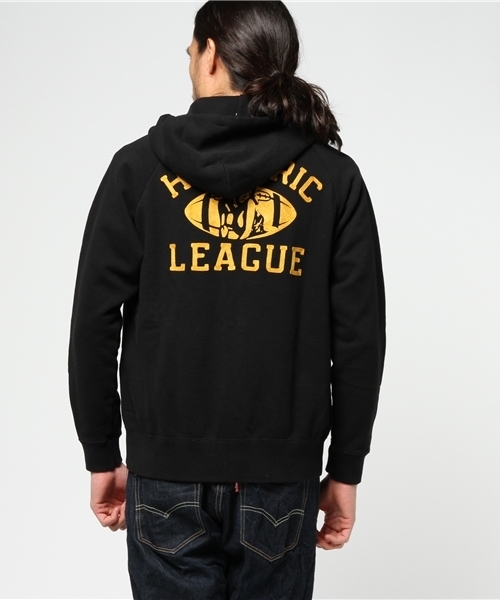 HYSTERIC GLAMOUR（ヒステリックグラマー）の「BALL刺繍 PK（パーカー・メンズ・トップグレー/ブラック/インディゴブルー・SMALL/MEDIUM/LARGE）」の14枚目の写真