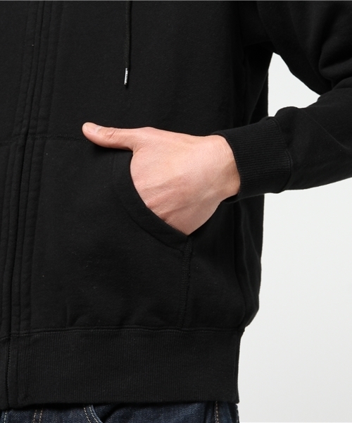 HYSTERIC GLAMOUR（ヒステリックグラマー）の「BALL刺繍 PK（パーカー・メンズ・トップグレー/ブラック/インディゴブルー・SMALL/MEDIUM/LARGE）」の10枚目の写真