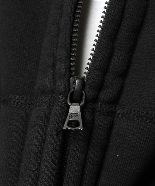 HYSTERIC GLAMOUR（ヒステリックグラマー）の「BALL刺繍 PK（パーカー・メンズ・トップグレー/ブラック/インディゴブルー・SMALL/MEDIUM/LARGE）」の7枚目の写真