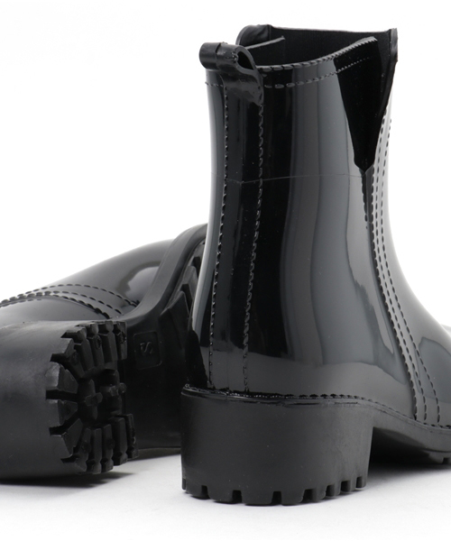 Piedi Nudi（ピエディヌーディ）の「ＢＣＣ シンプル ショート レインブーツ（レインシューズ・レディース・ベージュ/グレー/ブラック・M/L/S/LL）」の9枚目の写真