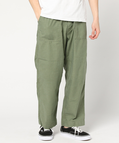 AMERICAN RAG CIE（アメリカンラグシー）の「イージー ペインターパンツ / ミリタリーベイカーパンツ（その他パンツ・メンズ・ブラック/オリーブ・2/1）」の14枚目の写真