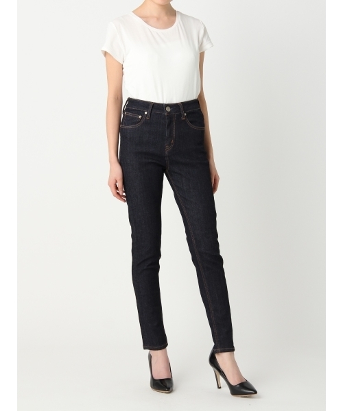 LAGUNAMOON（ラグナムーン）の「Ｓｕｐｅｒスキニーパンツ（デニムパンツ・レディース・インディゴブルー/ライトブルー・SMALL/MEDIUM/X-SMALL）」の3枚目の写真