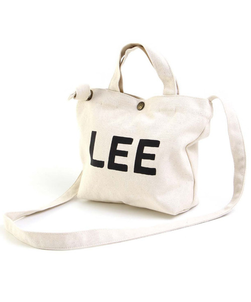 apres les cours(アプレレクール)の「LEE キャンバスバッグ小(ショルダーバッグ・キッズ・ネイビー/オフホワイト/ブルー・FREE)」の1枚目の写真