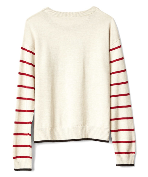GAP(ギャップ)の「Gapkids | Disney Mickey Mouse スパンコール クルーネックセーター(ニット/セーター・キッズ・クリーム・110cm/120cm/130cm/140cm/150cm/160cm)」の2枚目の写真