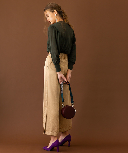 UNITED TOKYO（ユナイテッドトウキョウ）の「アソートサークルバッグ（ショルダーバッグ・レディース・ブラック/キャメル/ワインレッド/バーガンディー・FREE/1）」の19枚目の写真