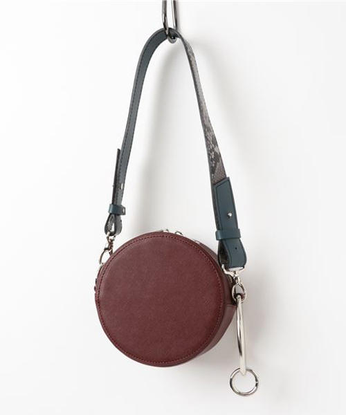 UNITED TOKYO（ユナイテッドトウキョウ）の「アソートサークルバッグ（ショルダーバッグ・レディース・ブラック/キャメル/ワインレッド/バーガンディー・FREE/1）」の4枚目の写真