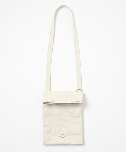 20/80(テゥエンティーエイティー)の「【20/80】トゥエンティーエイティー/CANVAS #6 FOLDING SMALL SHOULDER BAG S047(ショルダーバッグ・メンズ・ホワイト/ブラック・FREE)」の1枚目の写真