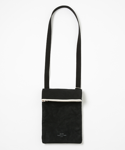 20/80(テゥエンティーエイティー)の「【20/80】トゥエンティーエイティー/CANVAS #6 FOLDING SMALL SHOULDER BAG S047(ショルダーバッグ・メンズ・ホワイト/ブラック・FREE)」の2枚目の写真