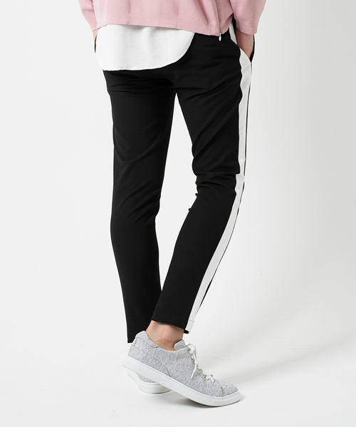 GOSTAR DE FUGA（ゴスタール ジフーガ）の「ラインスラックスパンツ（スラックス・メンズ・ブラック×ホワイト/ブラック×レッド・S/M/L）」の5枚目の写真