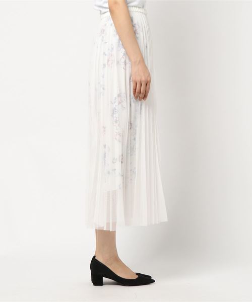 BLISS POINT（ブリスポイント）の「チュールレイヤーロングスカート / 786839（スカート・レディース・ネイビー/カーキ/ライトグレー/その他1/イエロー・MEDIUM/LARGE）」の6枚目の写真