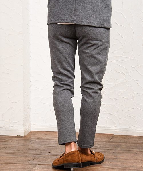 Vicci(ビッチ)の「『vicci/ヴィッチ』カルゼイタリアンカラージャケット&パンツ【上下セットアップ】(セットアップ・メンズ・ブラック/チャコール/杢グレー/ネイビー・M/L)」の10枚目の写真