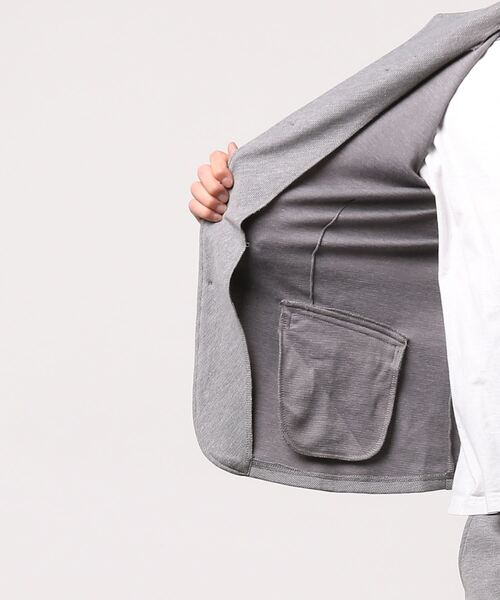 Vicci(ビッチ)の「『vicci/ヴィッチ』カルゼイタリアンカラージャケット&パンツ【上下セットアップ】(セットアップ・メンズ・ブラック/チャコール/杢グレー/ネイビー・M/L)」の5枚目の写真