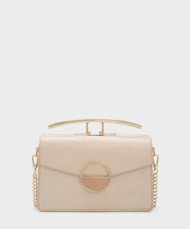 サーキュラーディテールクロスボディバッグ / CIRCULAR DETAIL CROSSBODY BAG