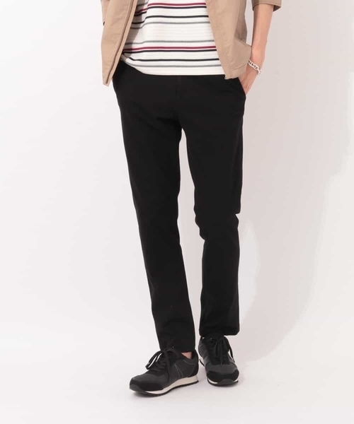 MK MICHEL KLEIN HOMME （エムケーミッシェルクランオム）の「ストレッチチノパンツ（チノパンツ・メンズ・ブラック/ベージュ・44/46/48/50）」の2枚目の写真