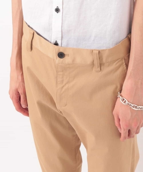 MK MICHEL KLEIN HOMME （エムケーミッシェルクランオム）の「ストレッチチノパンツ（チノパンツ・メンズ・ブラック/ベージュ・44/46/48/50）」の9枚目の写真
