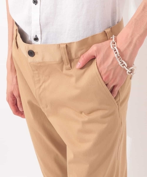 MK MICHEL KLEIN HOMME （エムケーミッシェルクランオム）の「ストレッチチノパンツ（チノパンツ・メンズ・ブラック/ベージュ・44/46/48/50）」の8枚目の写真
