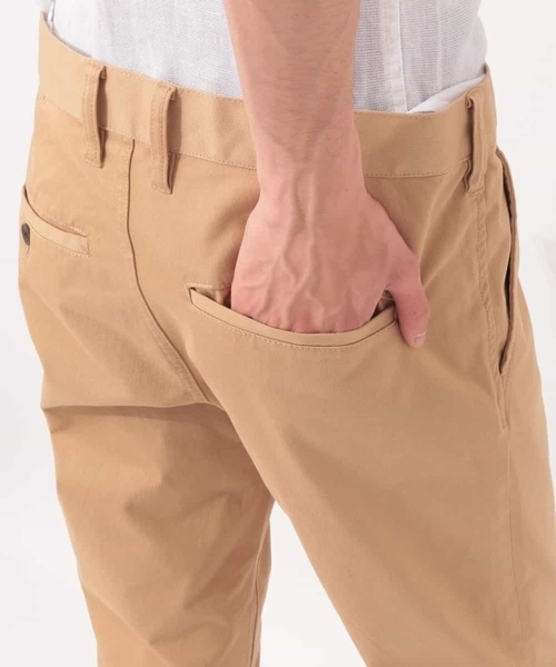 MK MICHEL KLEIN HOMME （エムケーミッシェルクランオム）の「ストレッチチノパンツ（チノパンツ・メンズ・ブラック/ベージュ・44/46/48/50）」の7枚目の写真