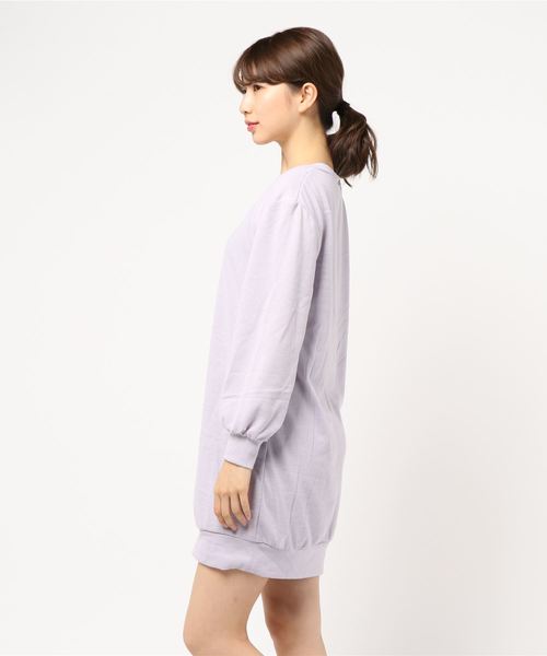 GeeRA(ジーラ)の「ふんわり素材パフ袖ニットソーワンピース(ワンピース・レディース・その他/ボルドー/杢グレー/ネイビー/ブラック/カーキ/ライラック・MEDIUM/LARGE/X-LARGE/XX-LARGE/SMALL)」の8枚目の写真