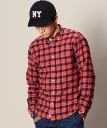 BEAUTY&YOUTH UNITED ARROWS | BY ネル タータン/チェック ボタンダウンシャツ（Slim）(シャツ/ブラウス)