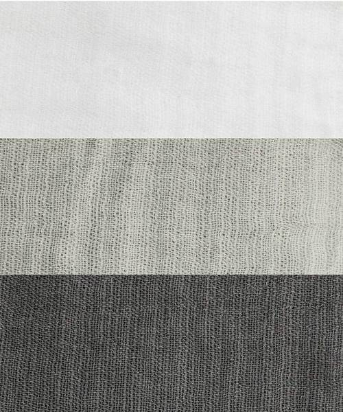 sarasa design（サラサデザイン）の「b2c 泉州 本晒しガーゼ ピローカバー/枕カバー（寝具・レディース・ホワイト/チャコールグレー/ライトグレー・ONE SIZE）」の12枚目の写真