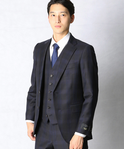 セール Cerruti社 イルプリンチペチェック セットアップジャケット スーツジャケット Comme Ca Men コムサメン のファッション通販 Zozotown