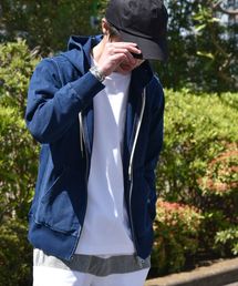 Champion | Champion×SHIPS: 別注 リバースウィーブ(R) 9.4oz インディゴ ジャージー ジップアップ パーカ(パーカー)