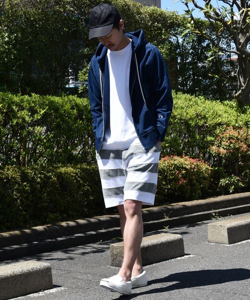 Champion（チャンピオン）の「Champion×SHIPS: 別注 リバースウィーブ(R) 9.4oz インディゴ ジャージー ジップアップ パーカ（パーカー・メンズ・ネイビー/インディゴブルー・SMALL/MEDIUM/LARGE/X-LARGE）」の6枚目の写真