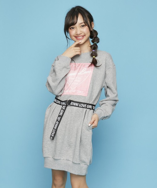 Jenni Love ジェニィラブ の ロゴベルト付きワンピ ワンピース Wear