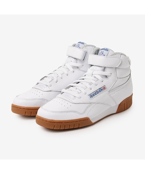 Reebok（リーボック）の「エックスオーフィット ハイ / EX-O-FIT HI（スニーカー・メンズ・ブラック/ホワイト・28.0cm/30.0cm/29.5cm/25.0cm/25.5cm/27.0cm/26.5cm/27.5cm/24.5cm/28.5cm/26.0cm/29.0cm/24.0cm/23.0cm/23.5cm）」の3枚目の写真