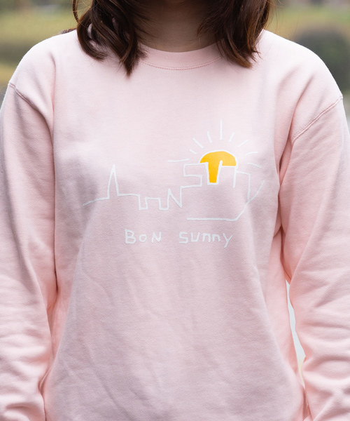 LUXSTYLE（ラグスタイル）の「BoN Sunny ロゴプリントトレーナー（スウェット・メンズ・ロイヤルブルー/ライトピンク・S/M/L/XL）」の6枚目の写真