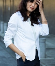 A/C DESIGN BY ALPHA CUBIC | ◇カタログ掲載◇ノーカラージャケット(ノーカラージャケット)