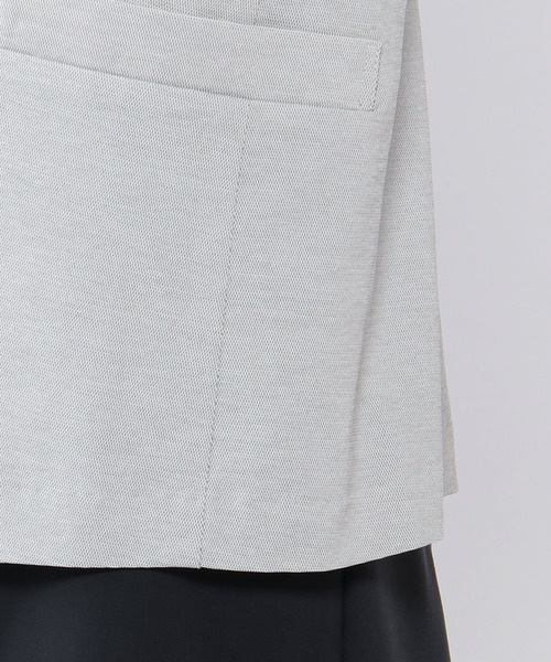 A/C DESIGN BY ALPHA CUBIC（エーシーデザインバイアルファキュービック）の「◇カタログ掲載◇ノーカラージャケット（ノーカラージャケット・レディース・ブラック/ネイビー/グレー/オフホワイト・11号/9号/13号）」の11枚目の写真