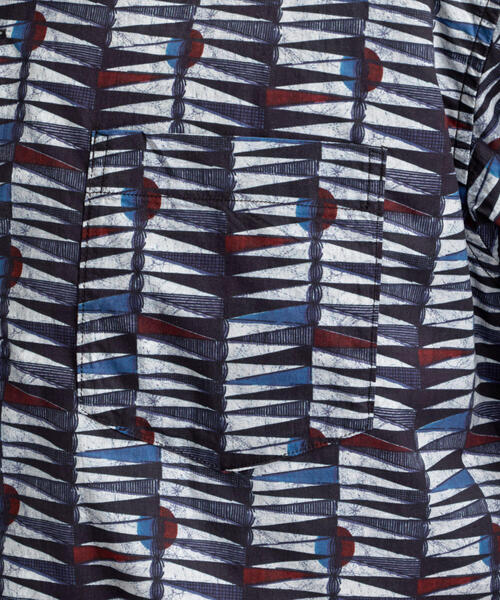 green label relaxing（グリーンレーベルリラクシング）の「MC MULHOUSE オープンカラー S/S シャツ（シャツ/ブラウス・メンズ・ライトグレー/ダークブラウン/ベージュ/ロイヤルブルー・SMALL/MEDIUM/LARGE）」の15枚目の写真