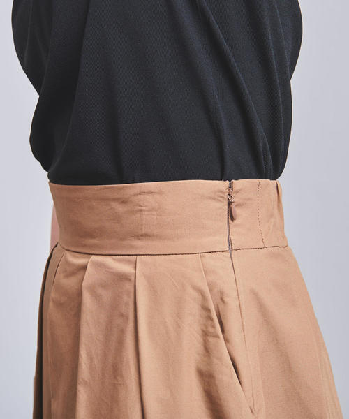 UNITED ARROWS UBCS W SMT フレアスカート　36 カーキ 27283630_8_D_215.jpg