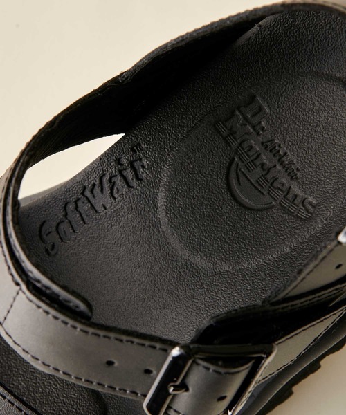 Dr. Martens（ドクターマーチン）の「【Dr.Martens/ドクターマーチン】 VOSS 厚底レザーストラップスポーツサンダル（サンダル・レディース・ブラック・25.0cm/23.0cm/24.0cm/22.0cm）」の3枚目の写真