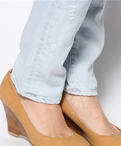 goa（ゴア）の「10OZ グラデーションストレッチデニムスキニーパンツ（デニムパンツ・レディース・ブルー系その他・1/2）」の7枚目の写真