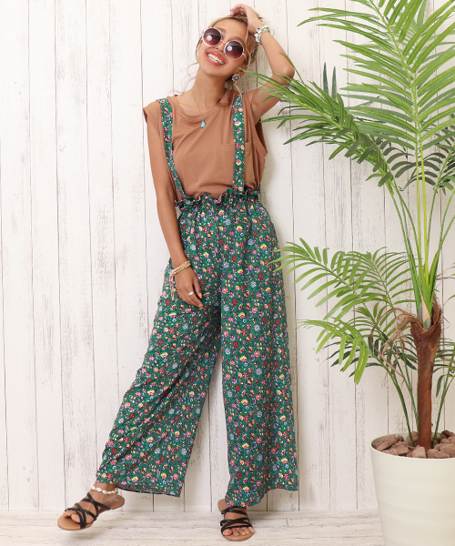 セール オリエンタルサスペンダー付パンツ その他パンツ Anap Mimpi アナップミンピ のファッション通販 Zozotown