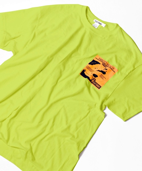 GLUTTONOUS(グルトン)の「【GLUTTONOUS/ グルトン】 ビッグシルエットTシャツ(ヒリゾ)(Tシャツ/カットソー・メンズ・ホワイト/ブラック/グリーン/オレンジ・S/M/L/XL/XXL)」の4枚目の写真