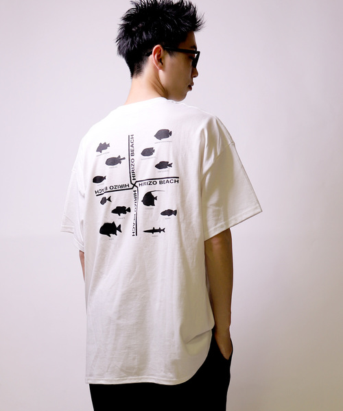 GLUTTONOUS(グルトン)の「【GLUTTONOUS/ グルトン】 ビッグシルエットTシャツ(ヒリゾ)(Tシャツ/カットソー・メンズ・ホワイト/ブラック/グリーン/オレンジ・S/M/L/XL/XXL)」の10枚目の写真