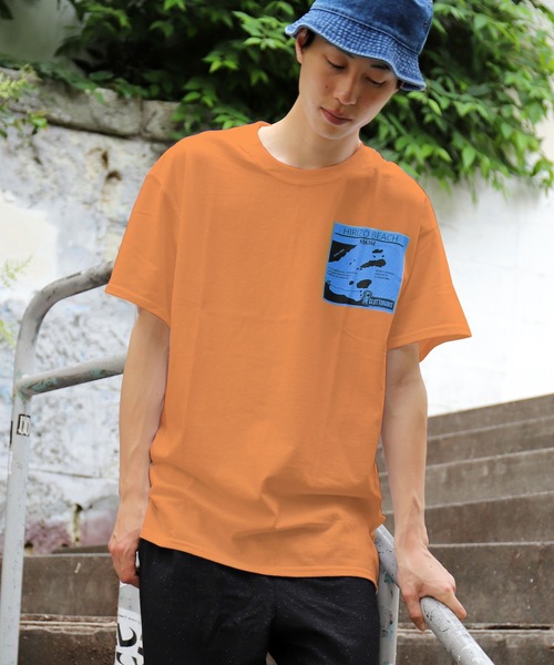 GLUTTONOUS(グルトン)の「【GLUTTONOUS/ グルトン】 ビッグシルエットTシャツ(ヒリゾ)(Tシャツ/カットソー・メンズ・ホワイト/ブラック/グリーン/オレンジ・S/M/L/XL/XXL)」の11枚目の写真
